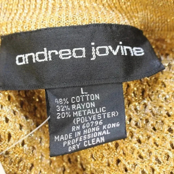 andrea jovine ladies blouse size L - Picture 7 of 7